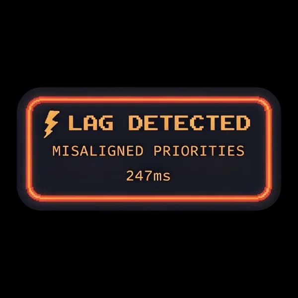 LAG DETECTED: MISALIGNED PRIORITIES (247ms)