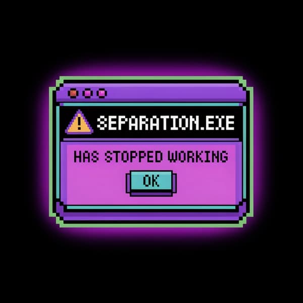 SEPARATION.EXE HAS STOPPED WORKING