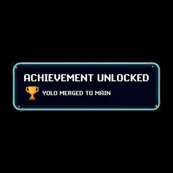 ACHIEVEMENT: YOLO MERGED TO MAIN